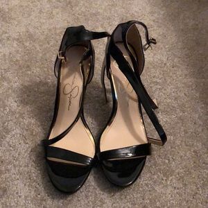 Black Jessica Simpson Sandal Heels